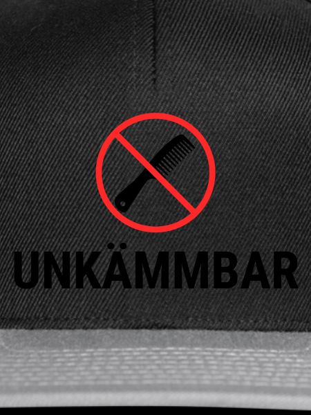 unkämmbar, kamm durchgestrichen