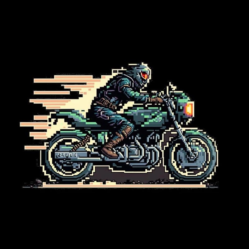 8-bit Motorrad
