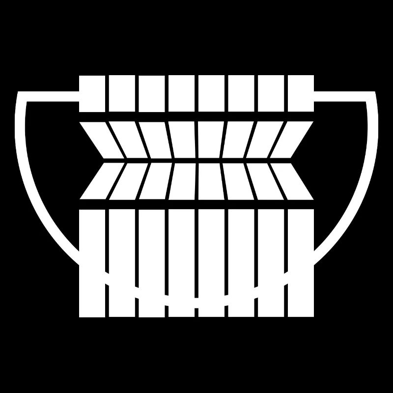 Abstract Geometric Pattern on Monochrome