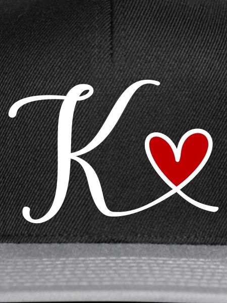 K Initiale mit Herz