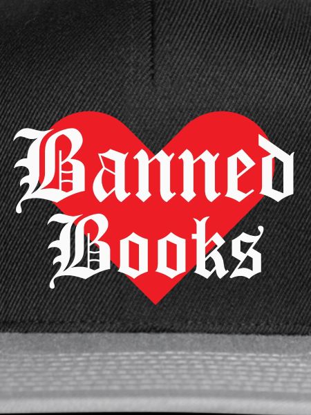 Verbotene Bücher Herz-Design