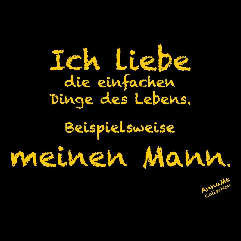 Ich liebe die einfachen Dinge