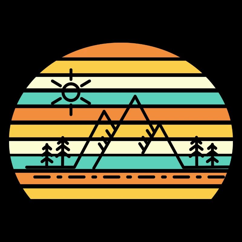Mountains Mountain Retro