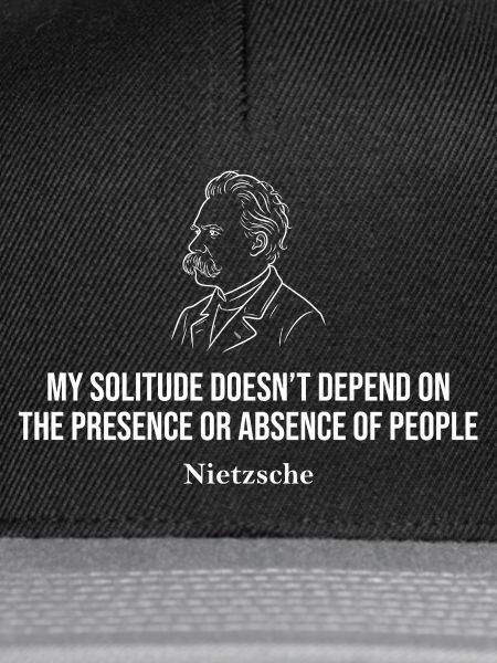 Nietzsche Solitude Quote Tee