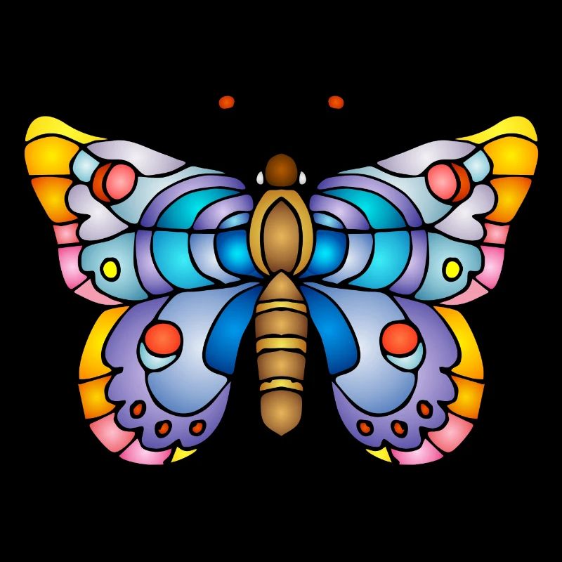 Bunter Schmetterling