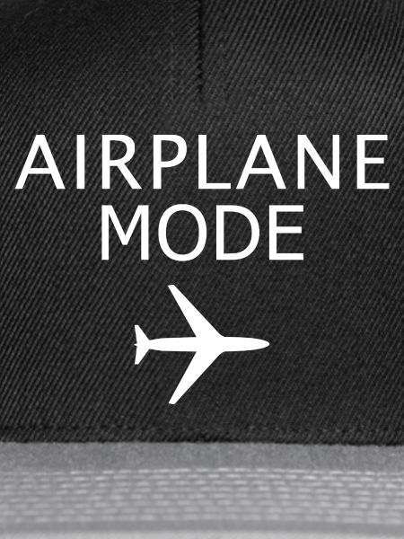 Flugzeugmodus aktivierter Flugmodus Luftfahrtkunst
