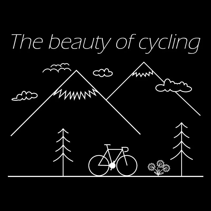 La beauté du cyclisme, du vélo, du vélo de course