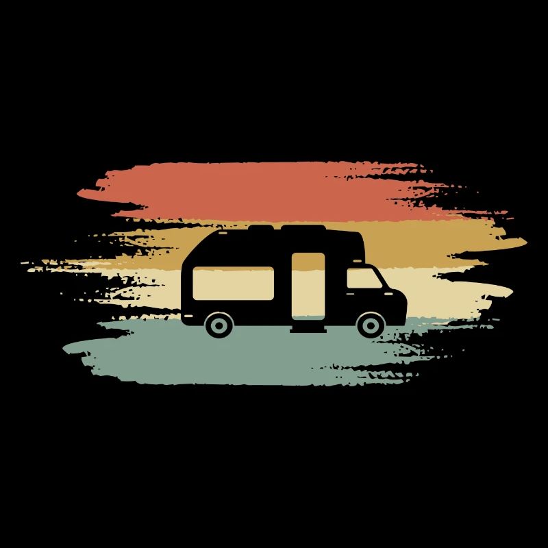 Caravan Camping Camper Retro