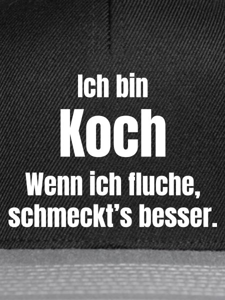 Koch Spruch: Wenn Fluchen schmeckt