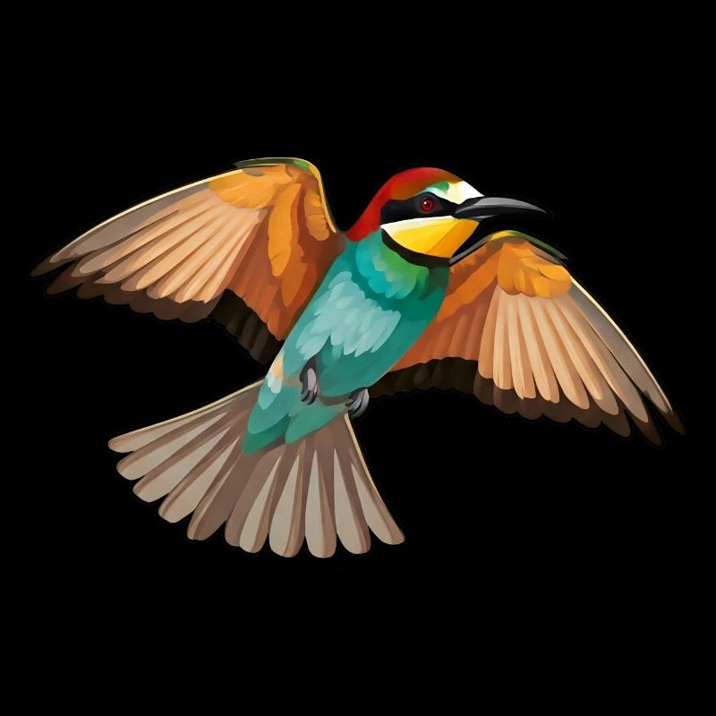 Bee-eater Merops Apiaster