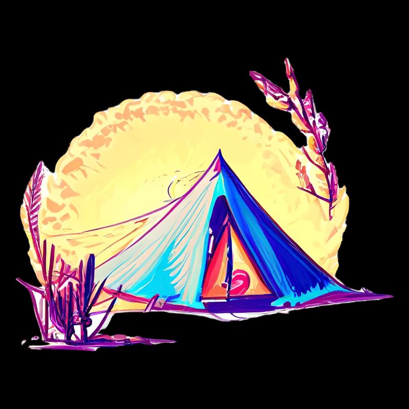 Camping Campervan Camping Caravan Camp Gift