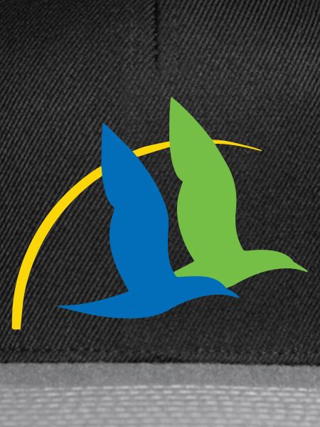 Seevogel, der Charente fliegt