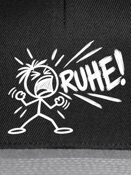 RUHE! – Lustiges Strichmännchen
