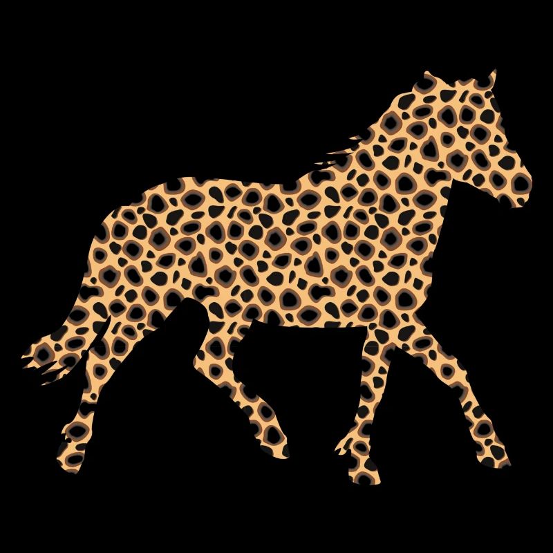 Wildpferd mit Leoprint