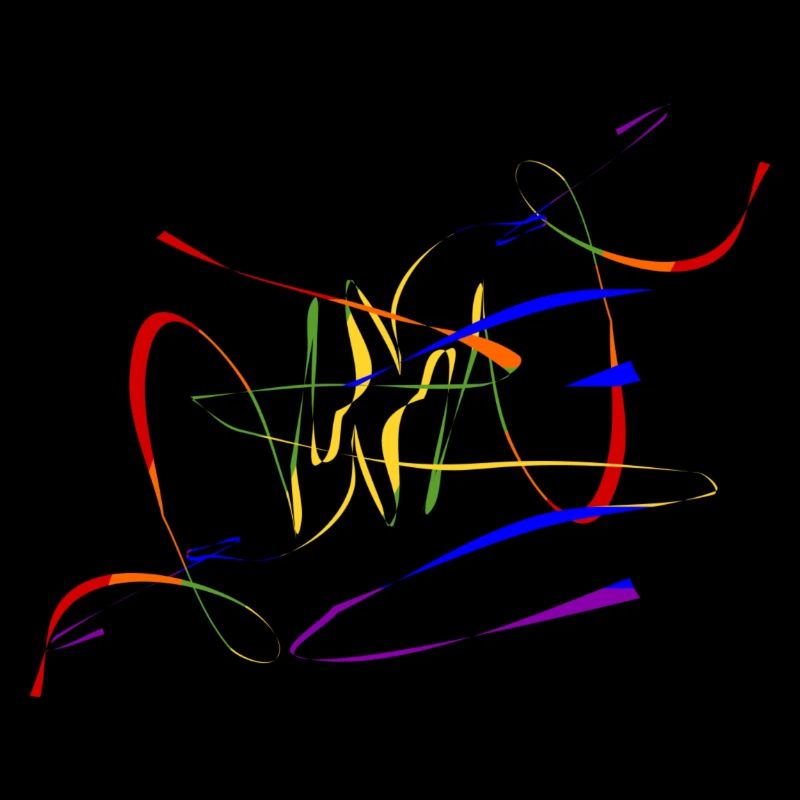 Farbige Linien.