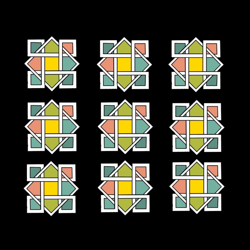 Geometric pattern, color