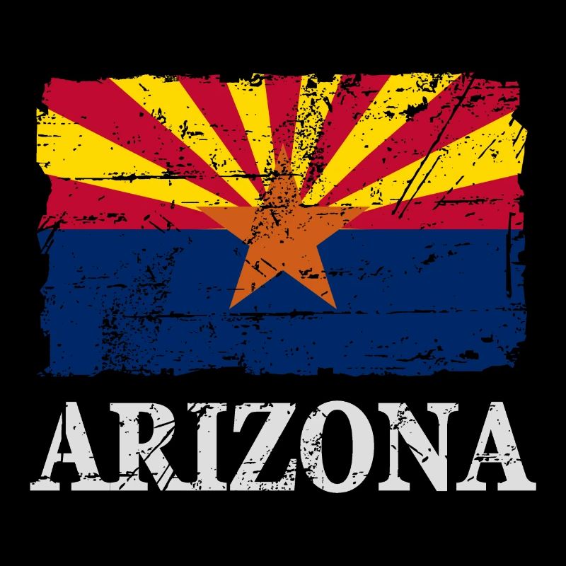 Drapeau Arizona Bannière Drapeau Bannière