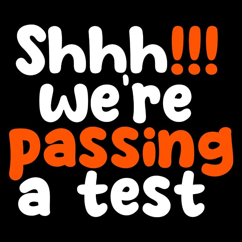 Shhh! We're Passing A Test 2