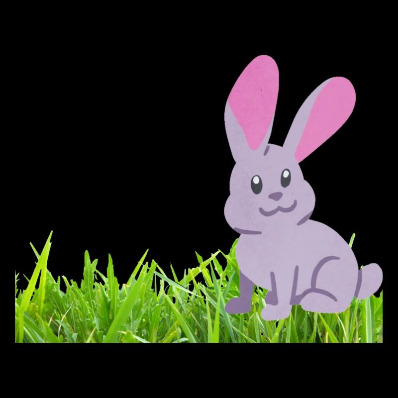 Rabbit on grass