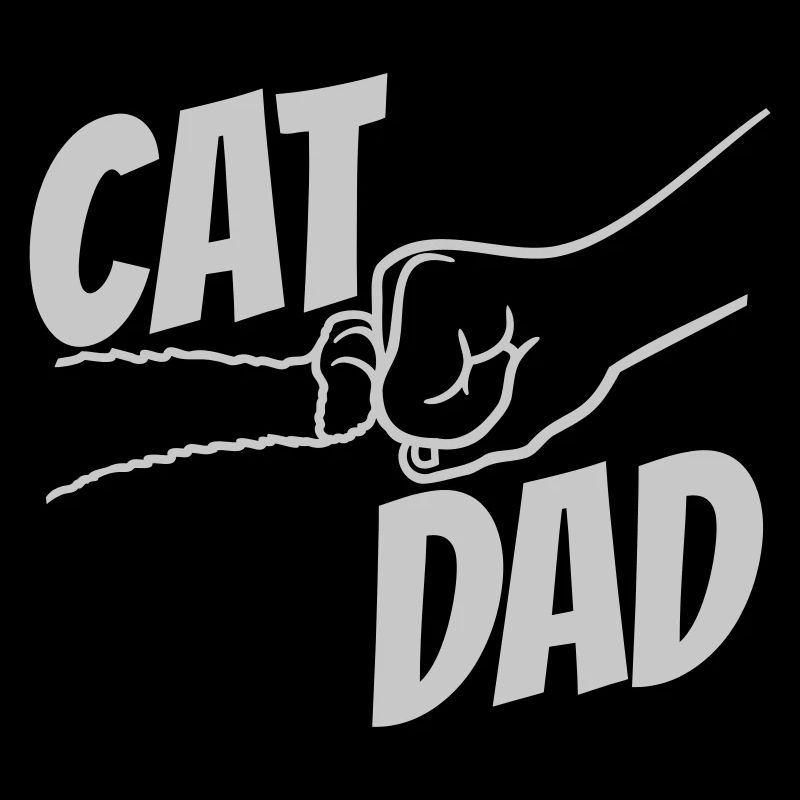 Cat Dad Logo Design