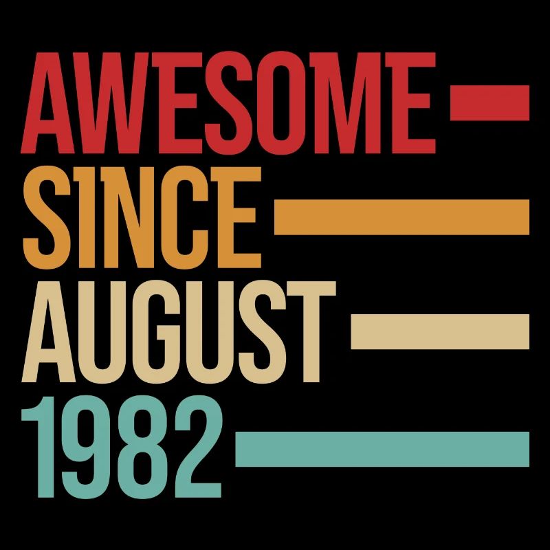 Born Awesome Since August 1982
