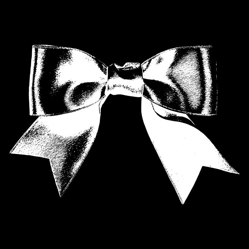 Retro Bow Illustration