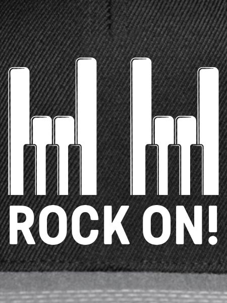 Rock auf Klaviertasten