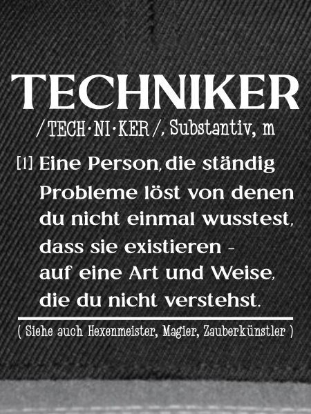 Techniker definition