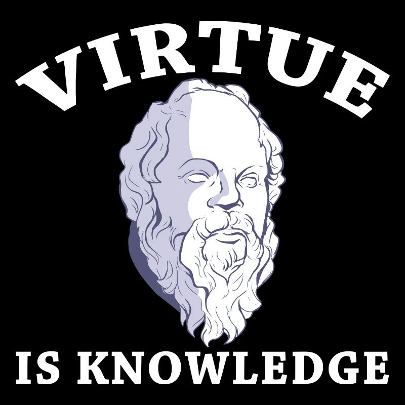 La vertu est la connaissance Socrate Philosophe Buste
