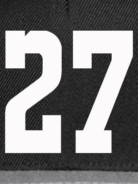 Ziffern 27 Kontrast-Design