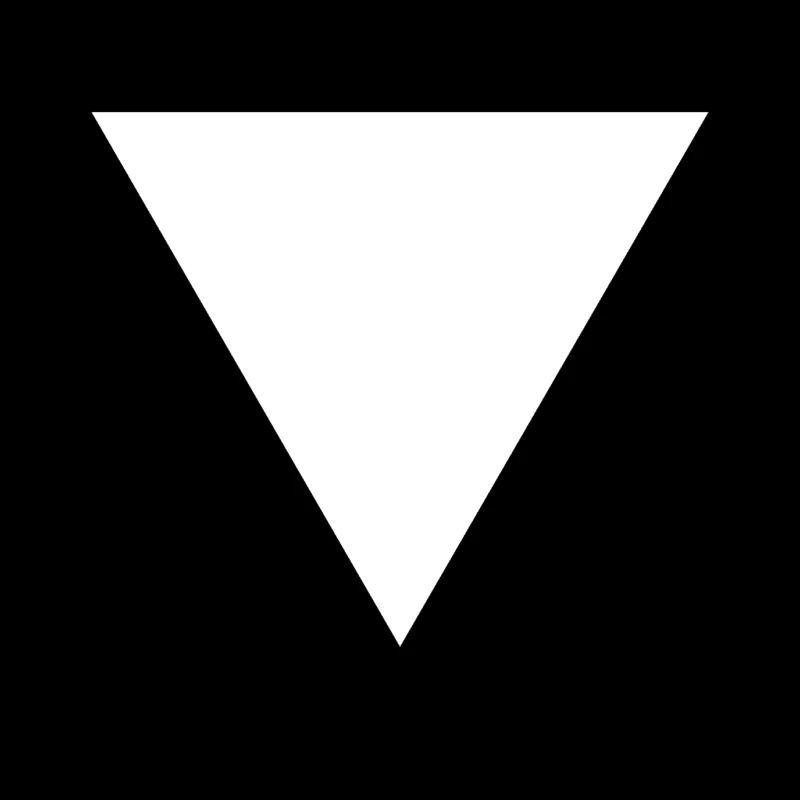 Triangle blanc