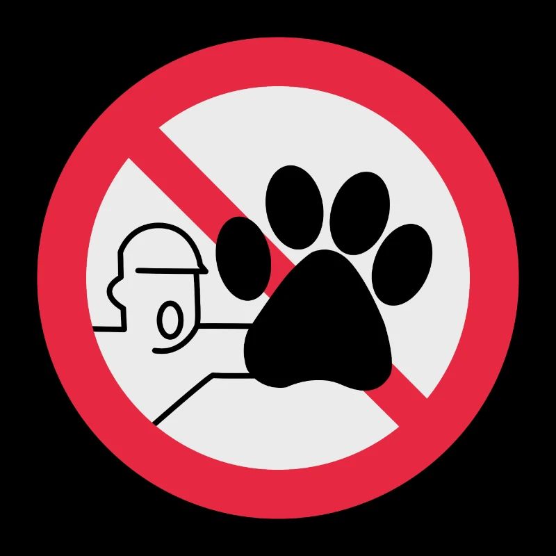 Accès interdit. Chat travailleur de la construction