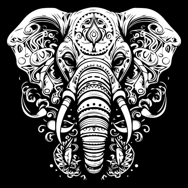elefant mandala
