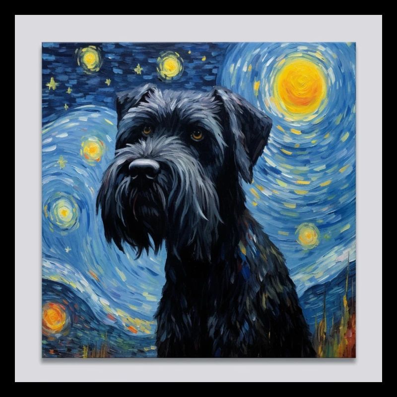 Schnauzer géant Nuit étoilée