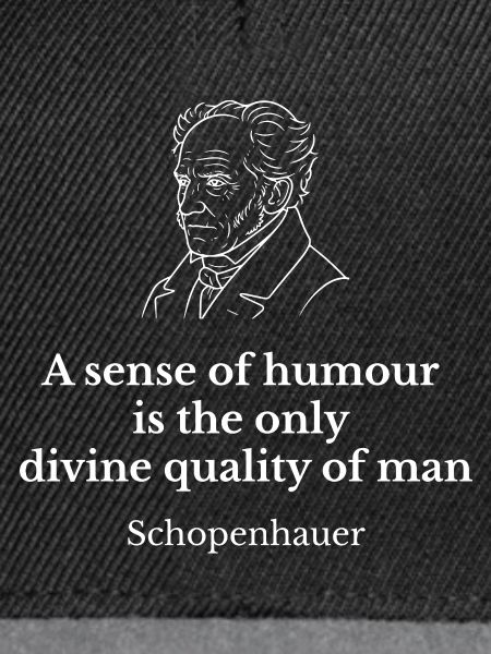 Schopenhauer Humor-Zitat-Tee