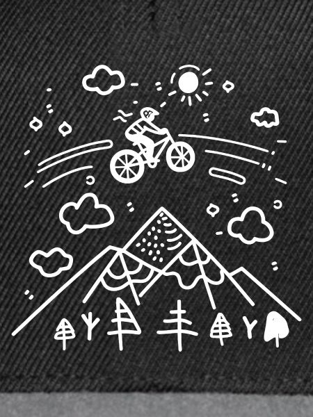 Mountainbiking Skizze