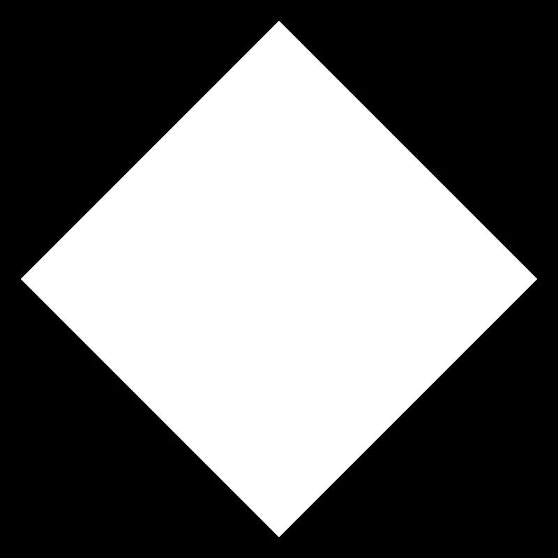 Square gift, geometry area square white
