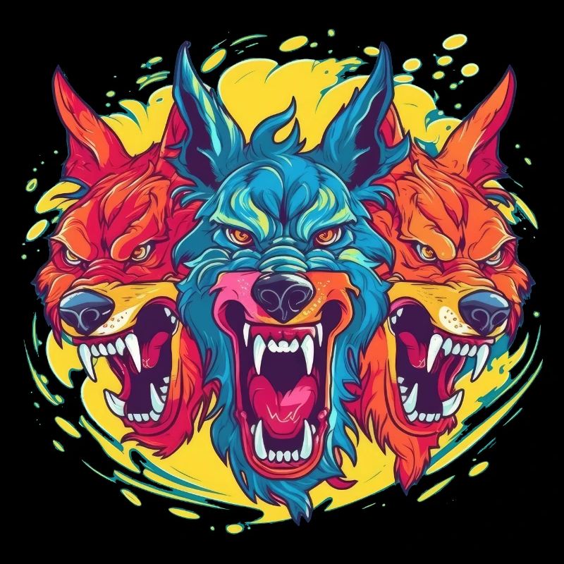 Dog Wolf Werewolf Cerberus Hellhound myth