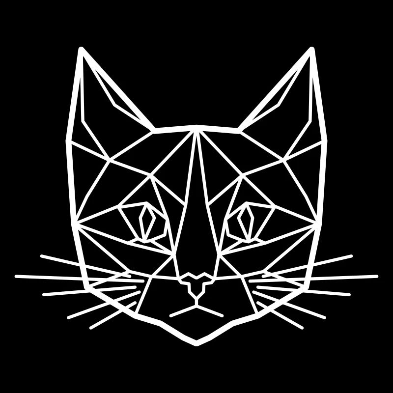Polygon-Katze