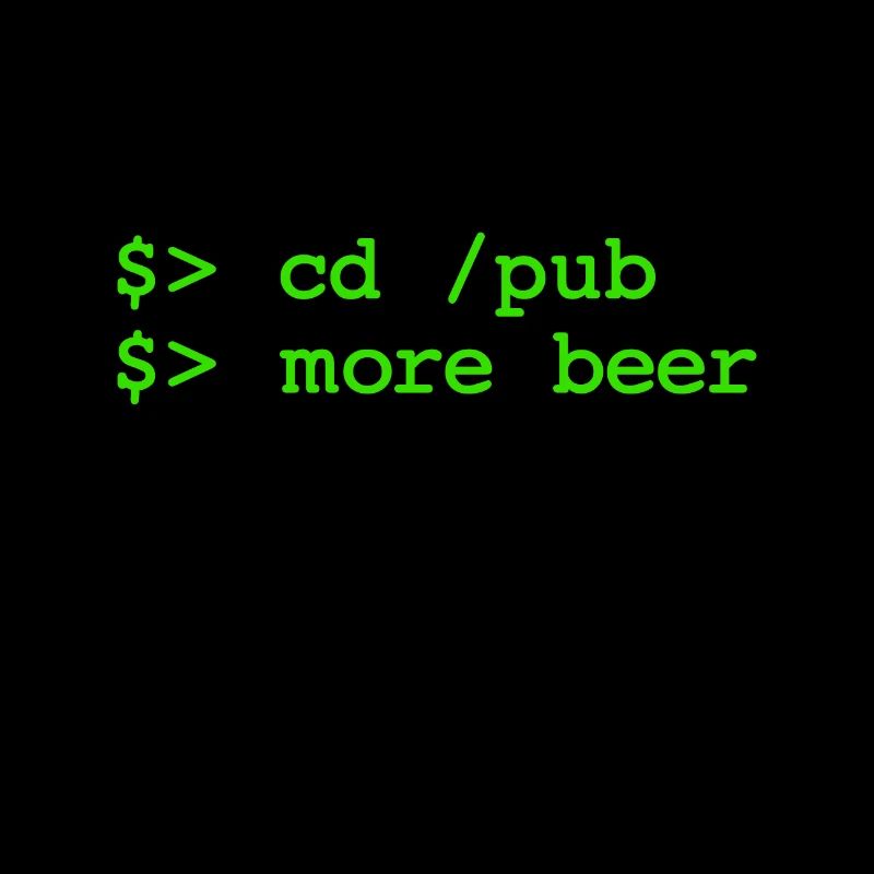 cd pub - plus de bière - Linux Shell