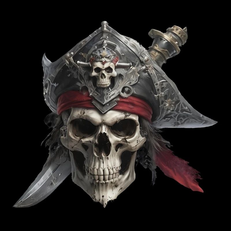pirate skull evil