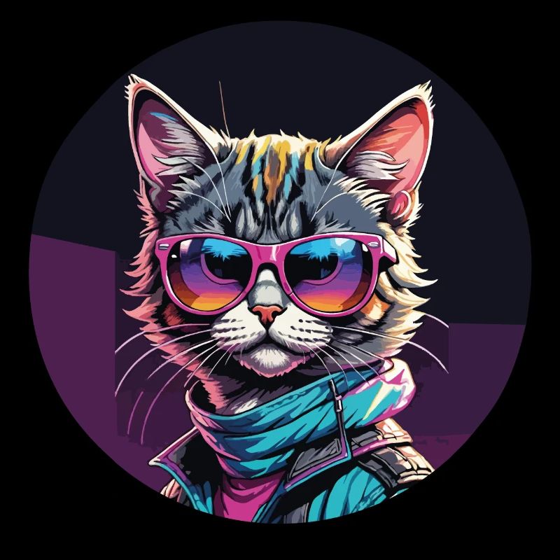 Retro Cat / Retro Katze