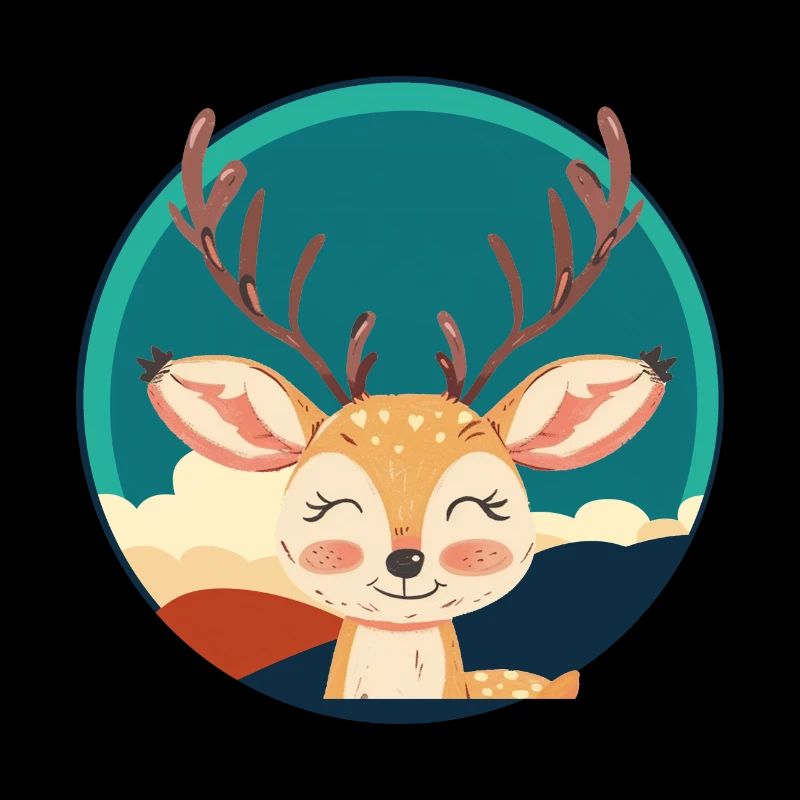 Hirschgeweih Waldbewohner