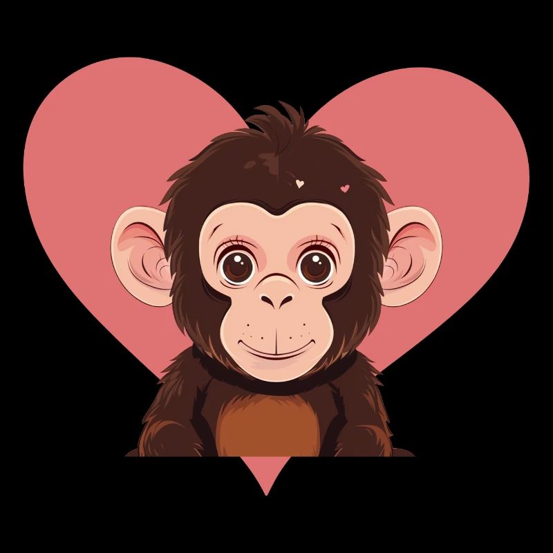 Affe Monkey Banane