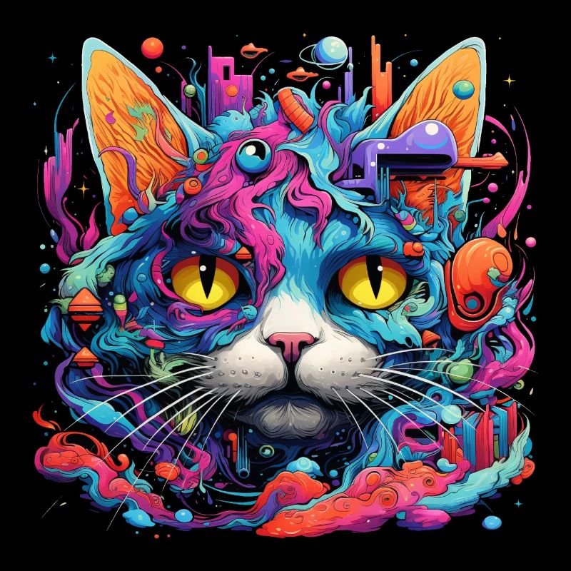 Pop-Art Katze