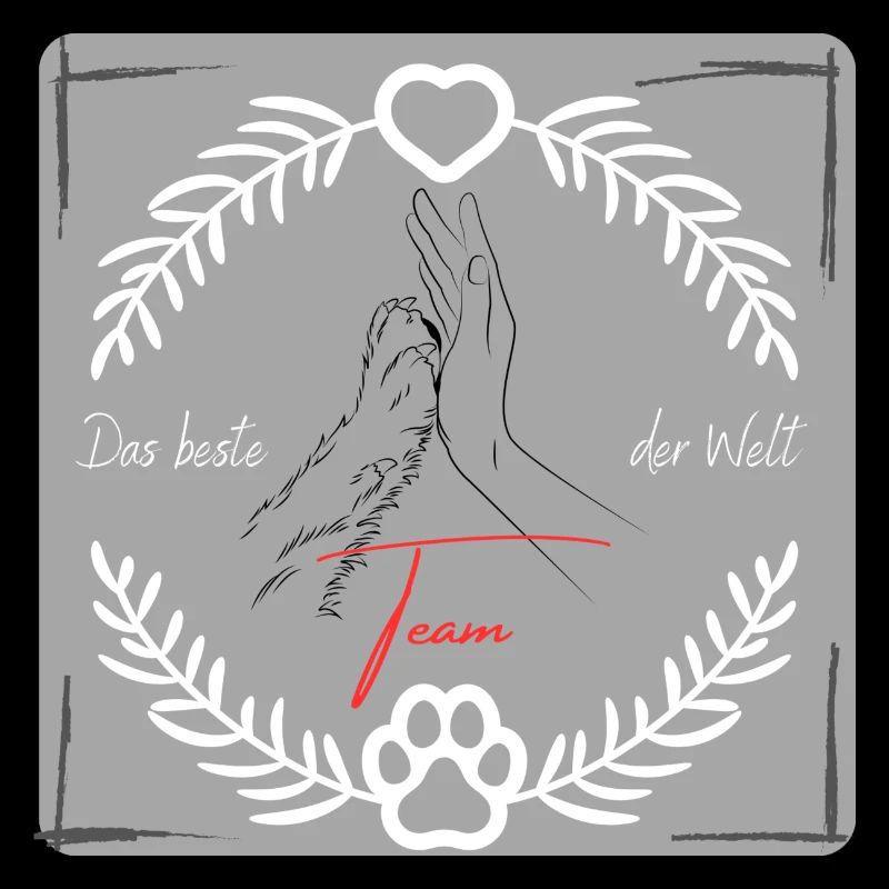 Das beste Team der Welt! / Pfote & Hand