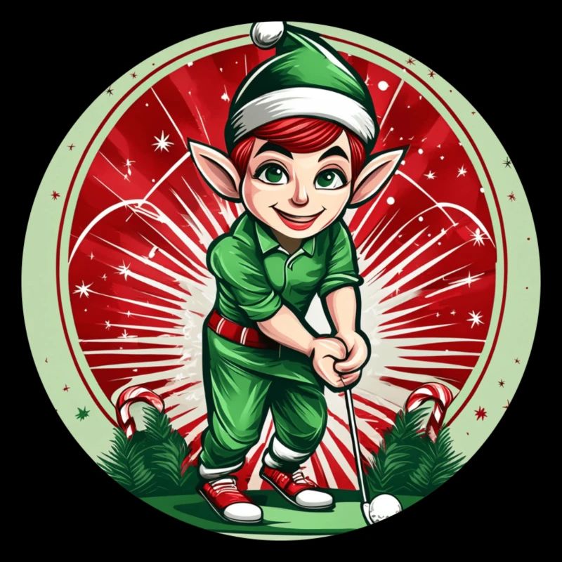 Christmas Elf Golf