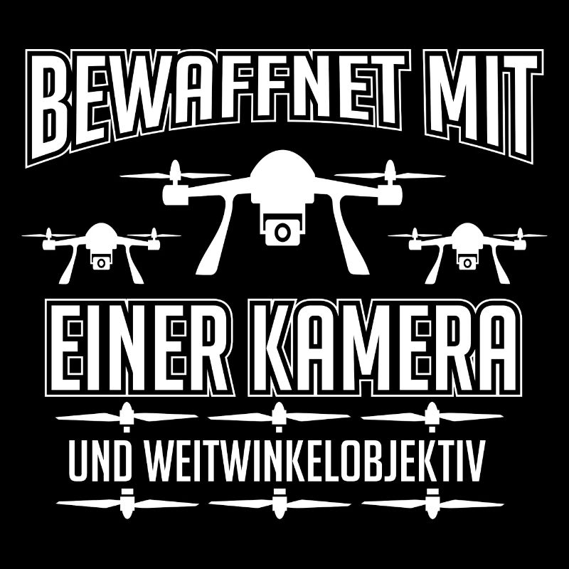 My drone is armed with a camera