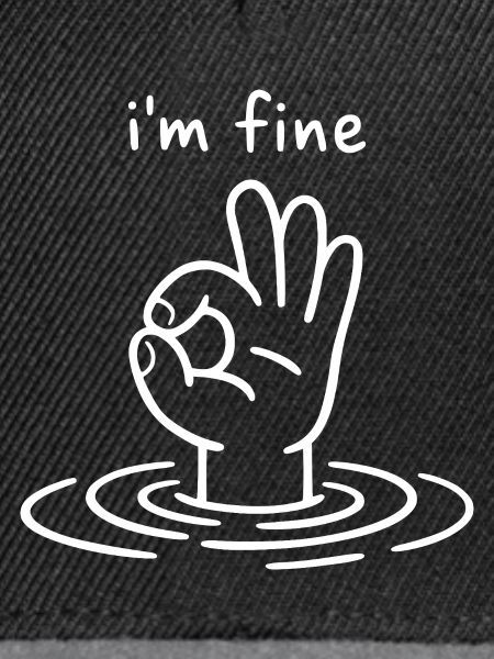 I'm fine - Ok Zeichen Hand