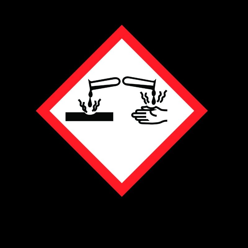 Aetzend Warnzeichen